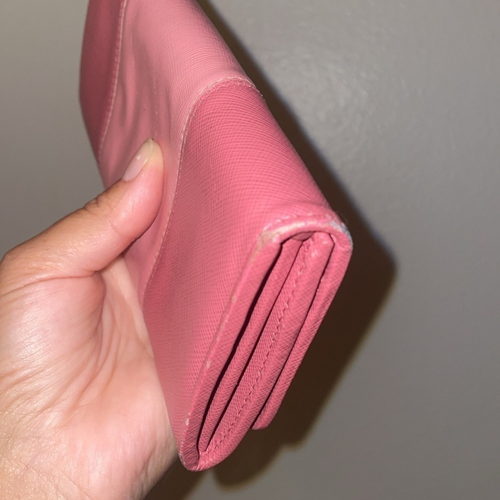 EUC PRADA WALLET PINK Double Snap - Picture 15 of 15